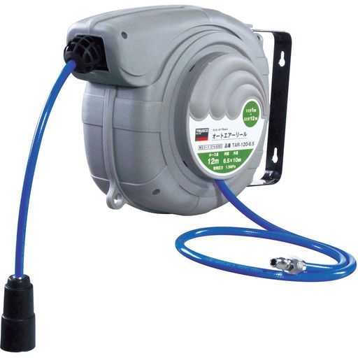 トラスコ中山 TRUSCO オートエアーリールグレーΦ6 5 x 10 mm 12 mTAR 120 6