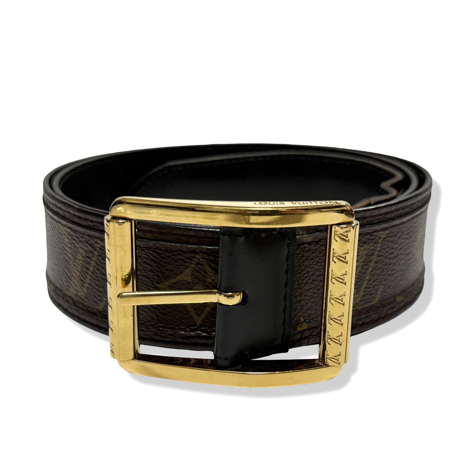 LOUIS VUITTON ルイヴィトン M 0283 モノグラム サンチュール リバーシブル ベルト ユニセックス