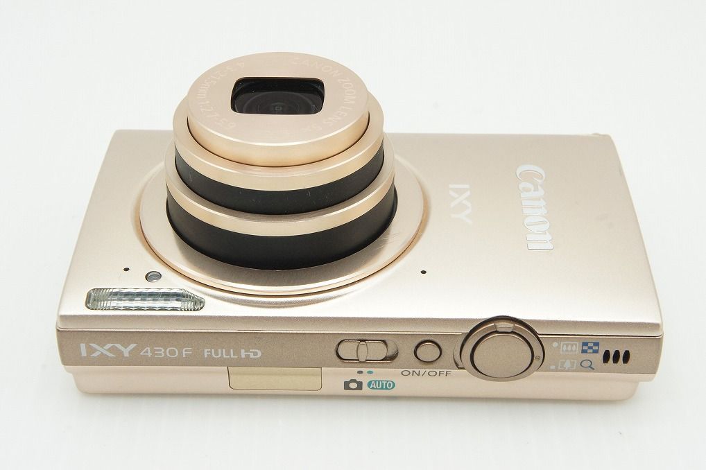 良品 Canon キヤノン IXY 430F コンパクトデジタルカメラ ゴールド 元