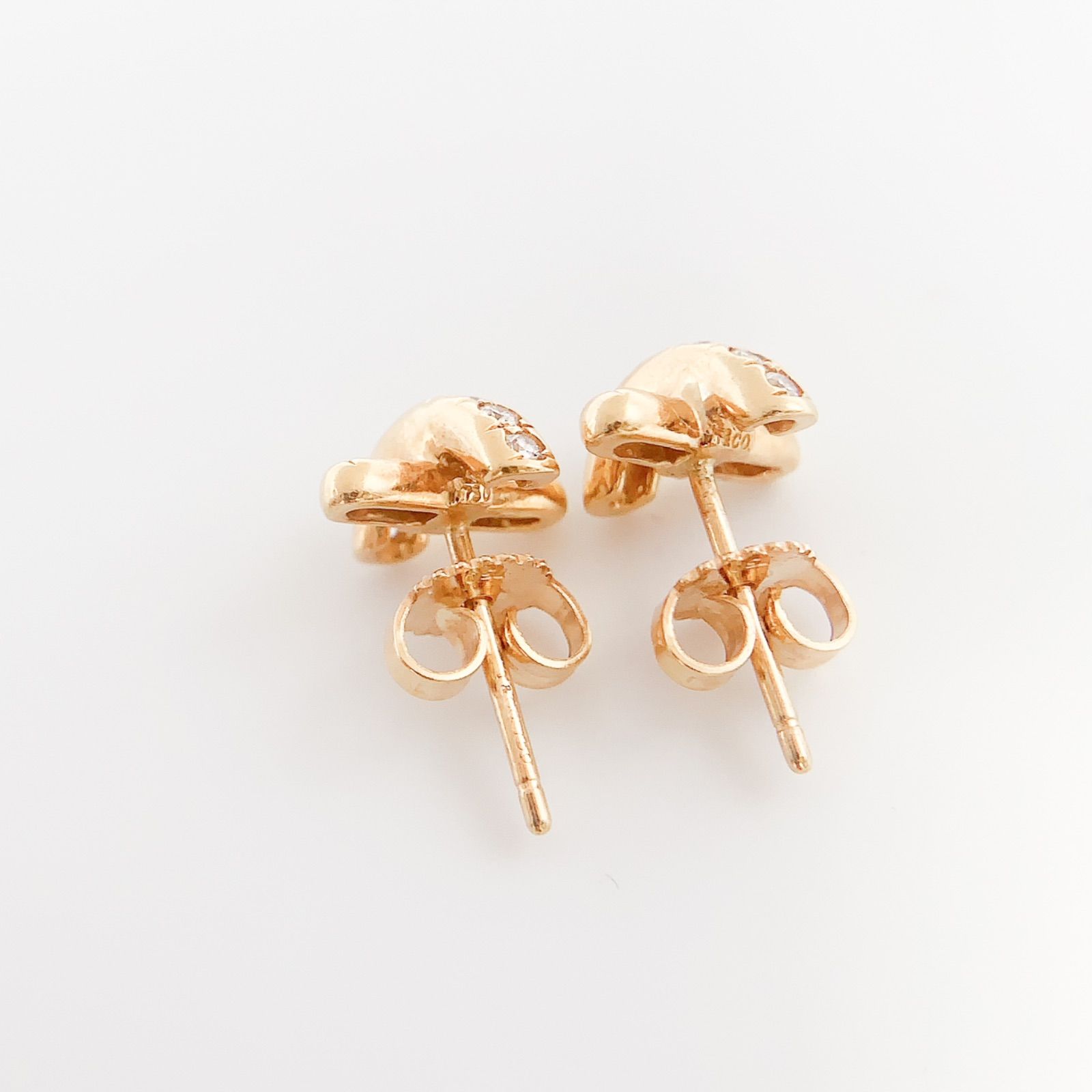 中古】ティファニーTIFFANY&Co. ピアス 750 シグネチャー クロス