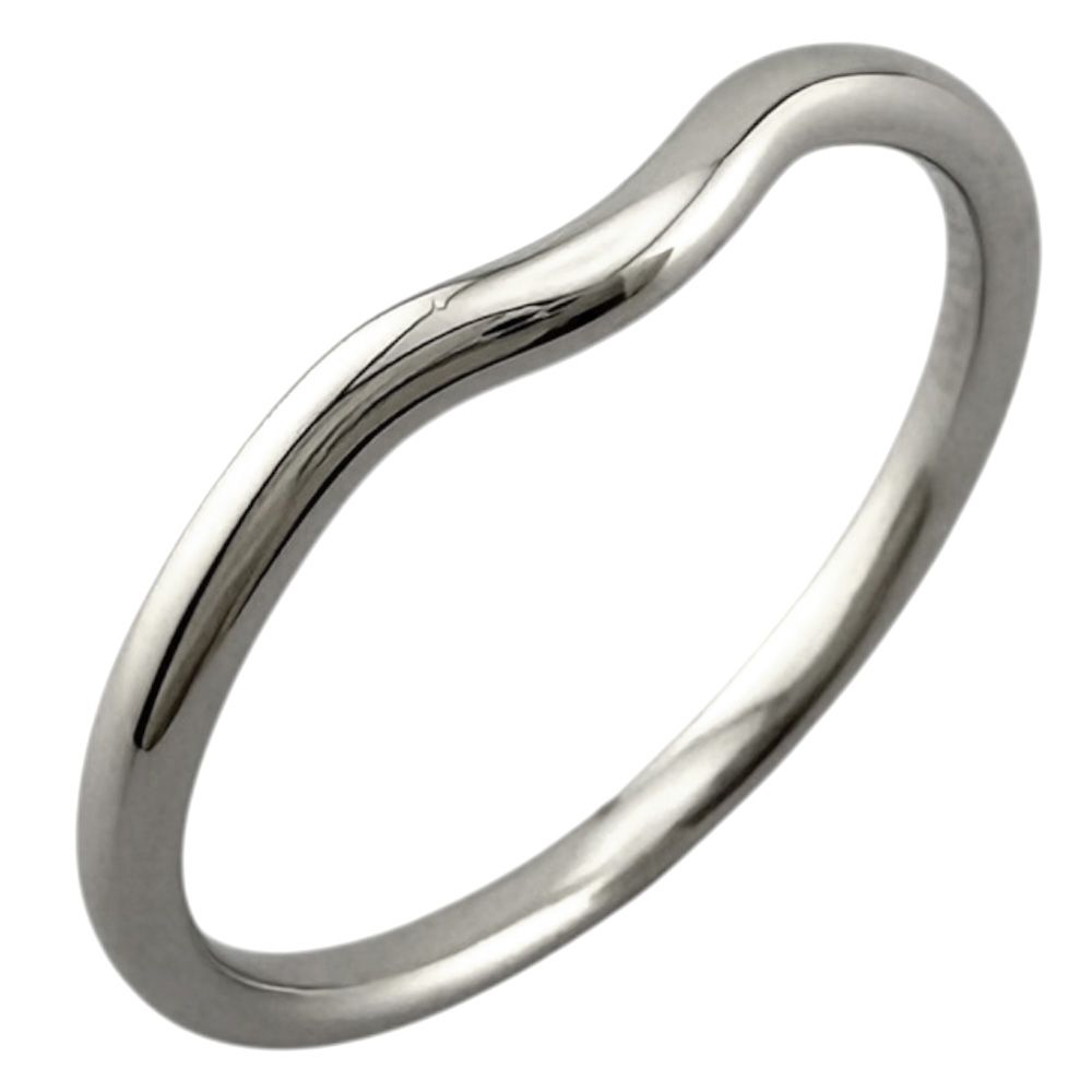 ティファニー カーブドバンド リング 指輪 19.5号 Pt 950プラチナ ユニセックス TIFFANY-Co.