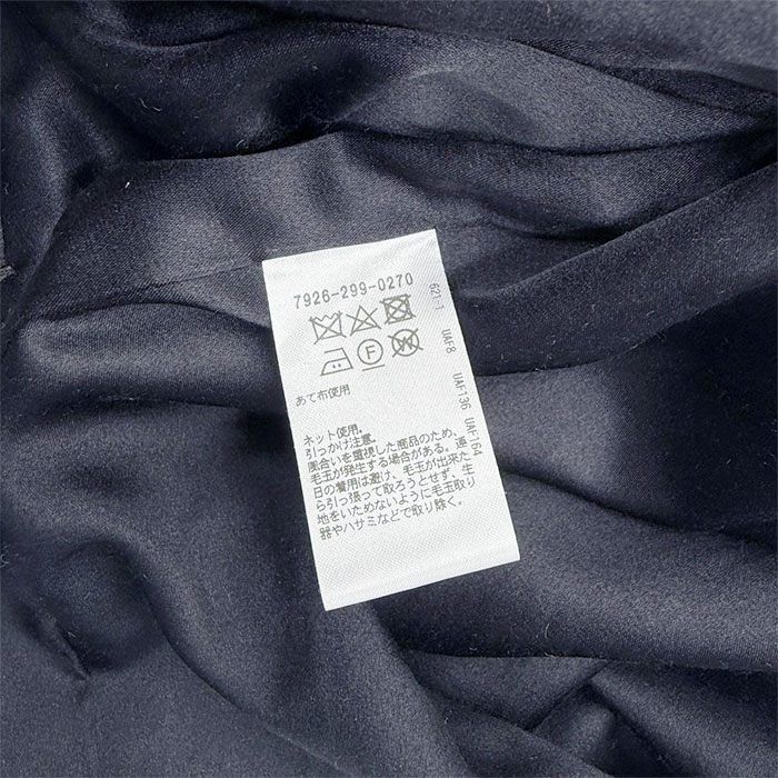 BLAMINK ブラミンク ノースリーブ ワンピース グレー 36 レディース V