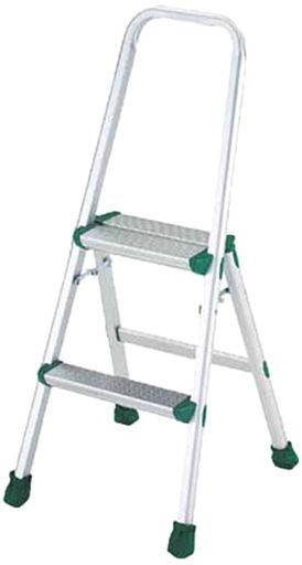 TRUSCO トラスコ アルミ製踏台軽作業用 上枠 脚カバー付2段TAU-2