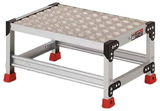 TRUSCO作業用踏台アルミ製 縞板タイプ天板寸法