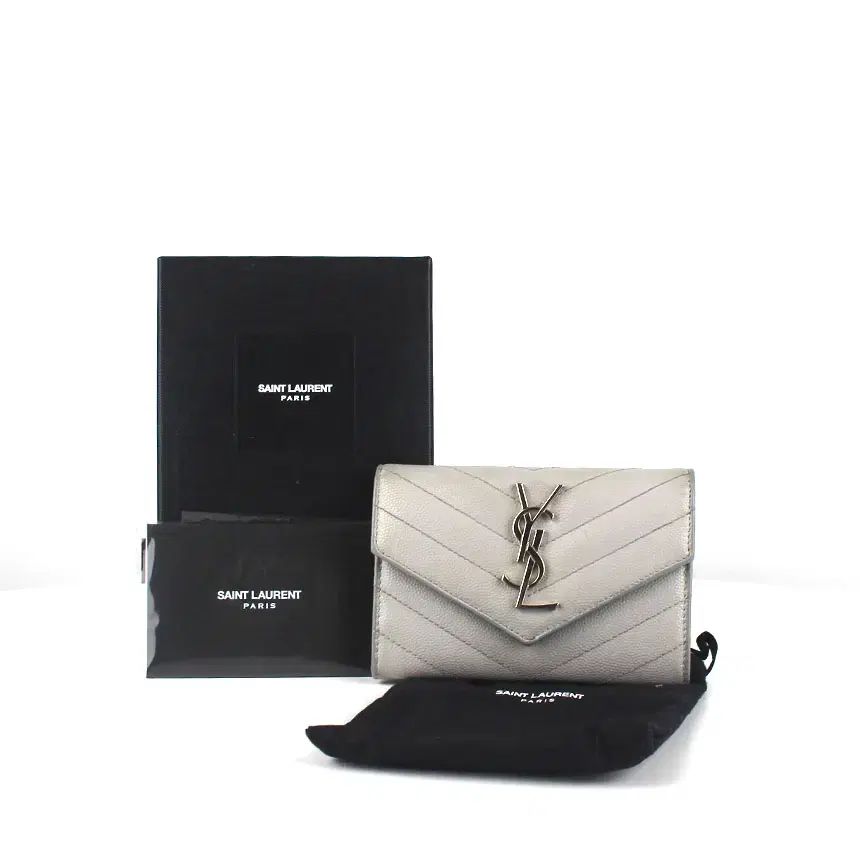 ブランドダオール Saint Laurent サンローラン カサンドラ モノグラム フラップ カード 財布 414404