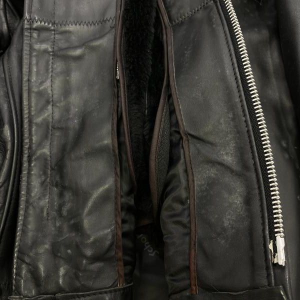 ボアライナー付 schott ショット 641SP 黒革シングルライダース 40 中古・古着通販】Schott (ショット) ボアライナー付 レザーシングル