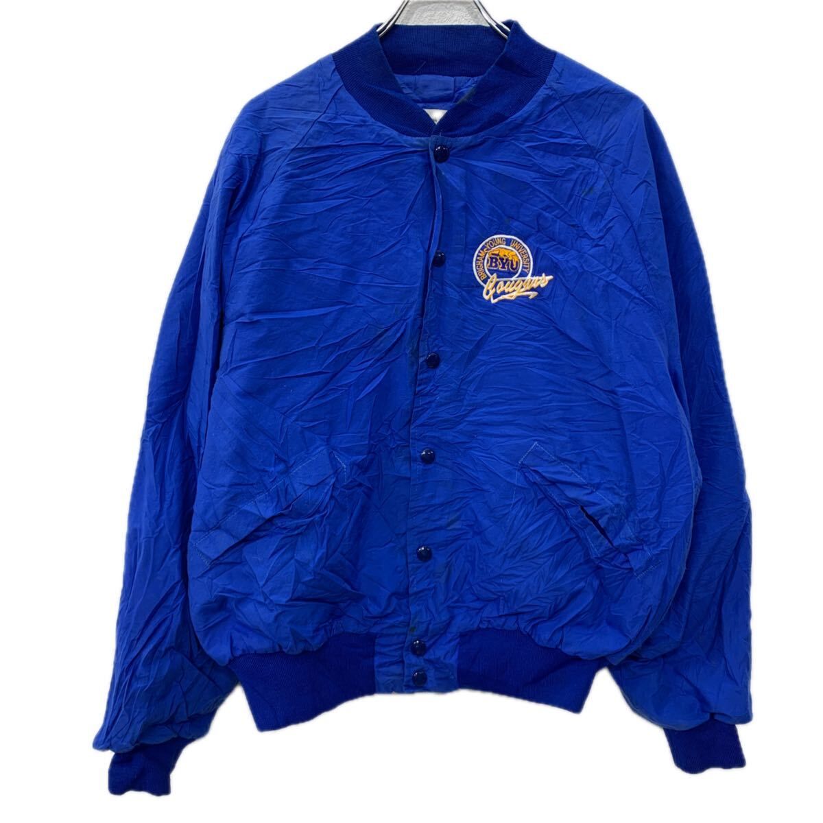 USA製 King Louie スタジアムジャケット L ブルー キングルイ スナップ 
