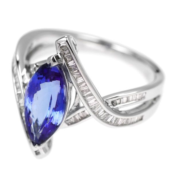 K18WGタンザナイト ダイヤモンドリング 楽天市場】K18 WG タンザナイト ダイヤモンド 0.05ct リング ホワイト