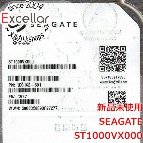 bn 10 SEAGATE製HDD 1 TB SATA 600 7200