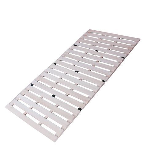 オーエスジェイ OSJ すのこマット折りたたみベッド天然桐折りたたみベッド四つ折りタイプリブ加工シングル50 x 22 72