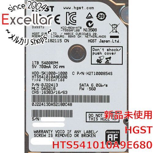 bn 6 HITACHI ノート用HDD 2.5 inch 1 TB