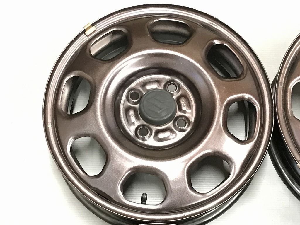◎ 傷 少 ハスラー スチール アーバンブラウンパールメタリック塗装 15 inc 4.5 J 45 100|4 H 4本 検 MR 92 S 52 31 41