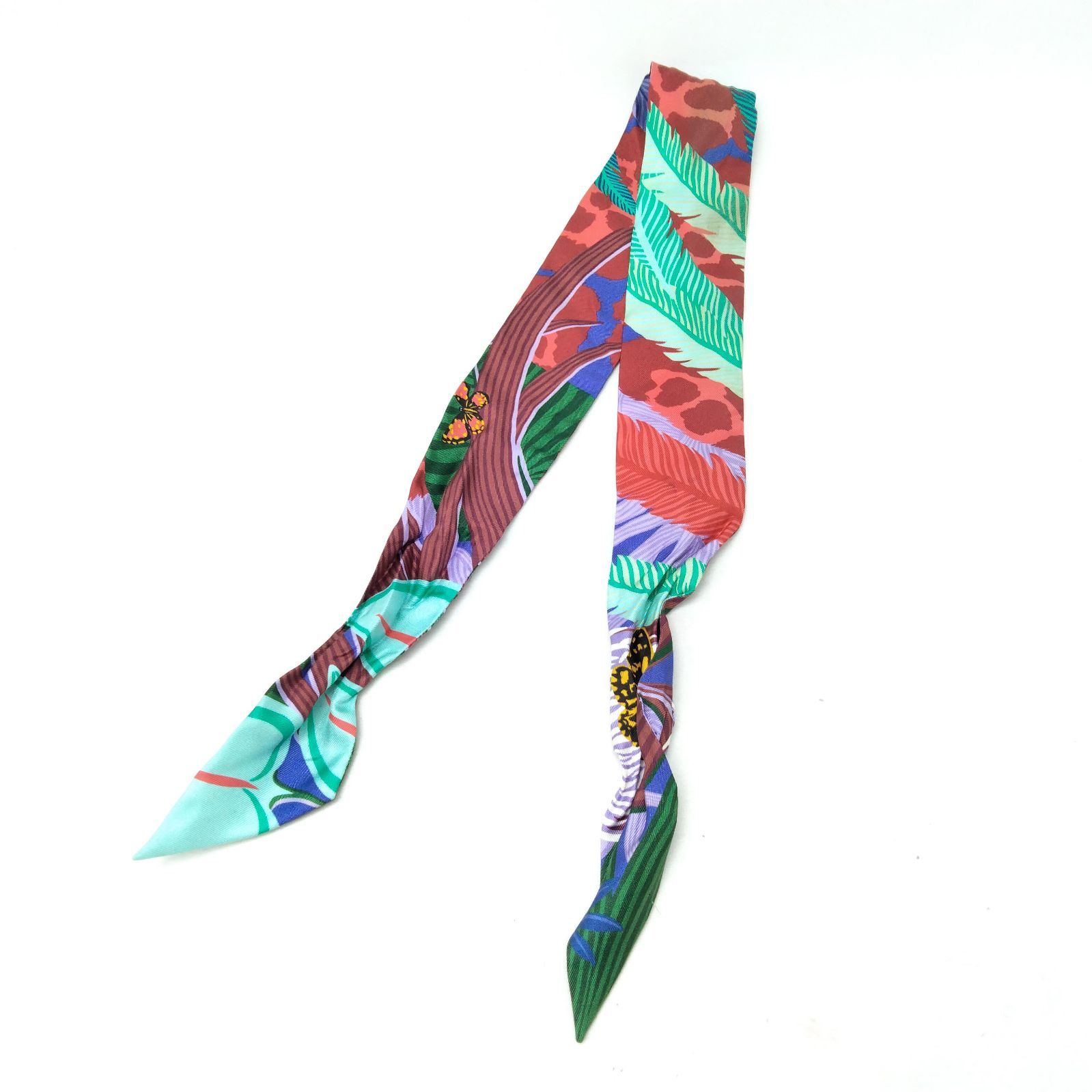 HERMES エルメス ツイリー JAGUAR QUETZAL ジャガー ケツァール スカーフ