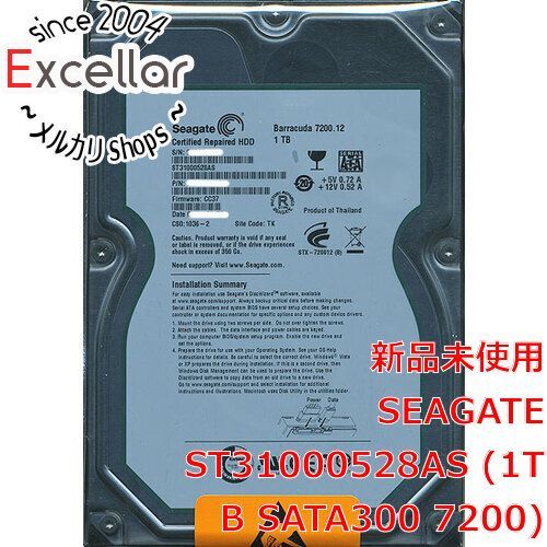 bn 16 SEAGATE製HDD 1 TB SATA 300 7200