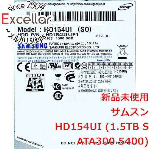 bn 1 訳あり 箱きず やぶれ Samsung製HDD HD 154 UI 1.5 TB SATA 300 5400 rpm