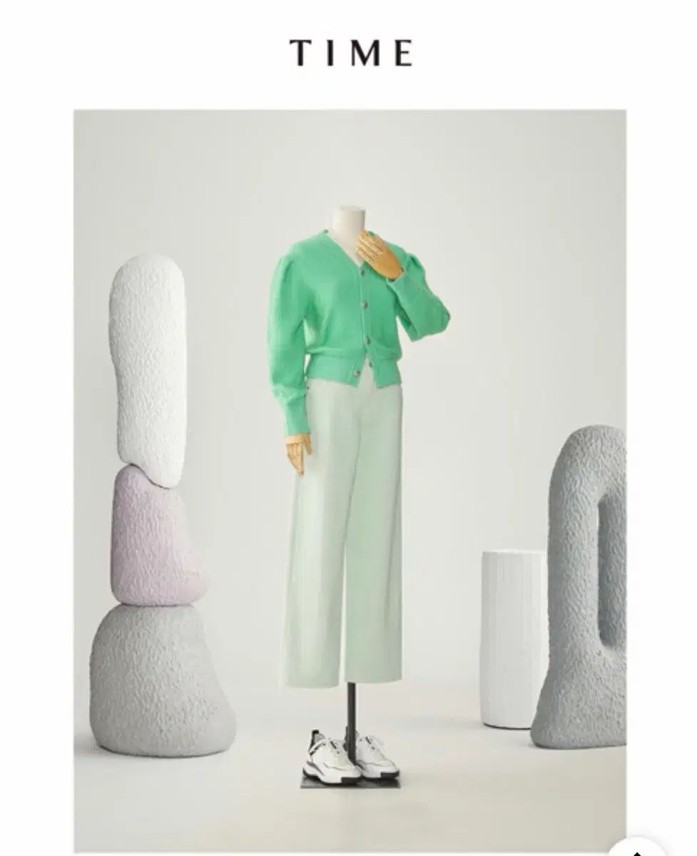 |TIME タイム コットン イタリア ファブリック テーパードフィット パンツ|タグ55