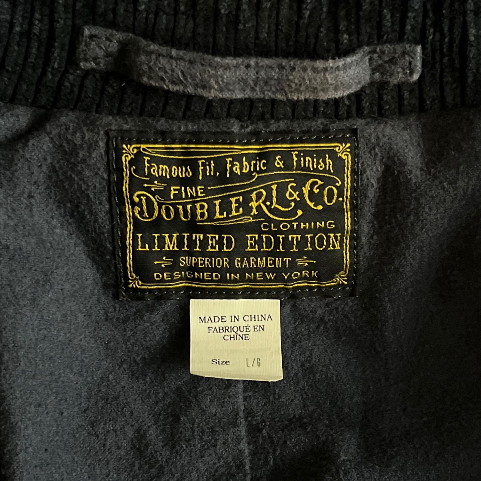 RRL Limited Edition コーデュロイ×レザー Pコート M RRL Limited Edition コーデュロイ×レザー Pコート M