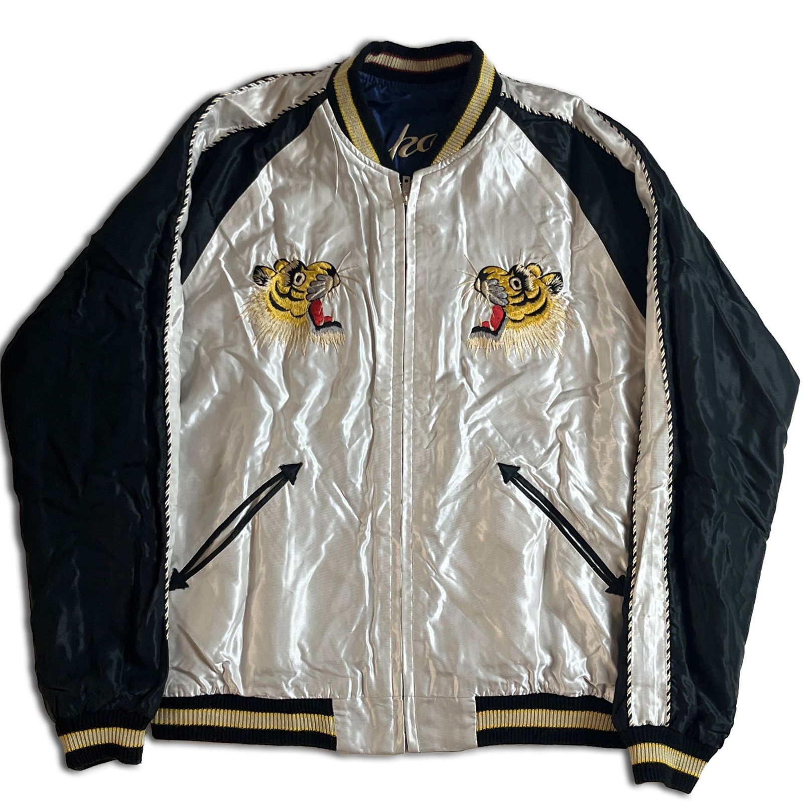 TAILOR TOYO リバーシブル スカジャン 虎 龍 鷹 L テーラー東洋