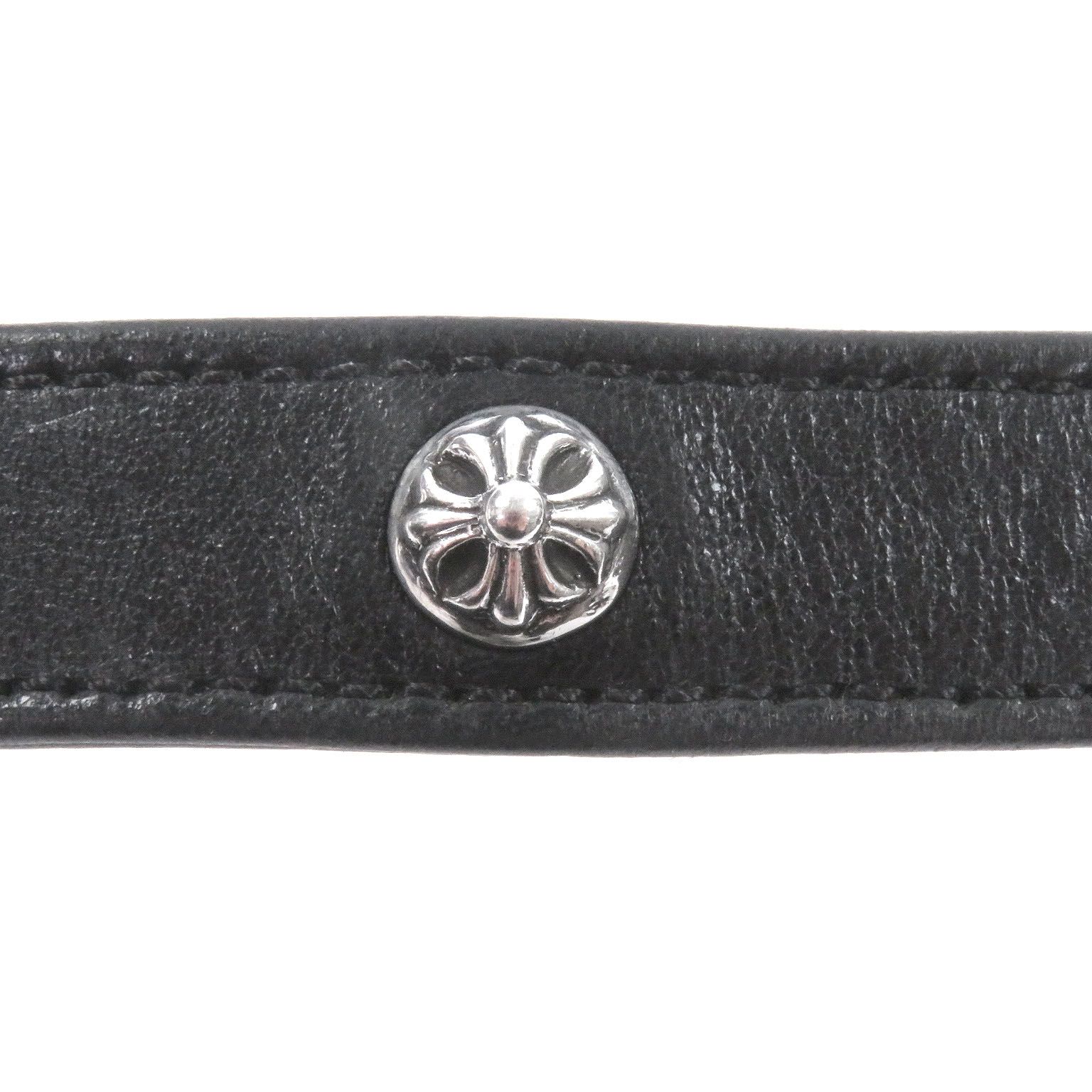 美品□CHROME HEARTS クロムハーツ レザー SV925 ガンスリンガー