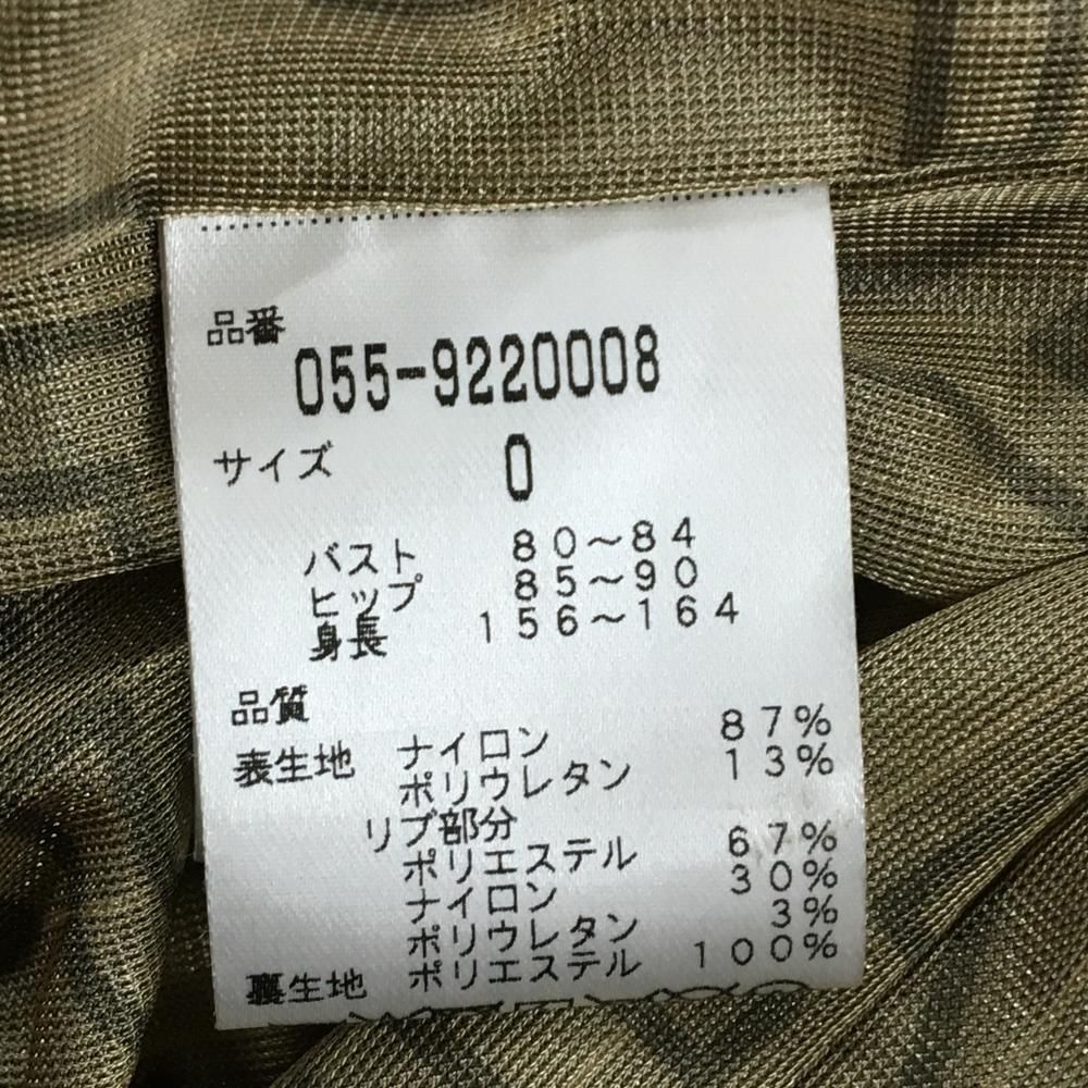 パーリーゲイツ ジャケット ゴールド×黒 蓄熱裏地 ジップロゴ