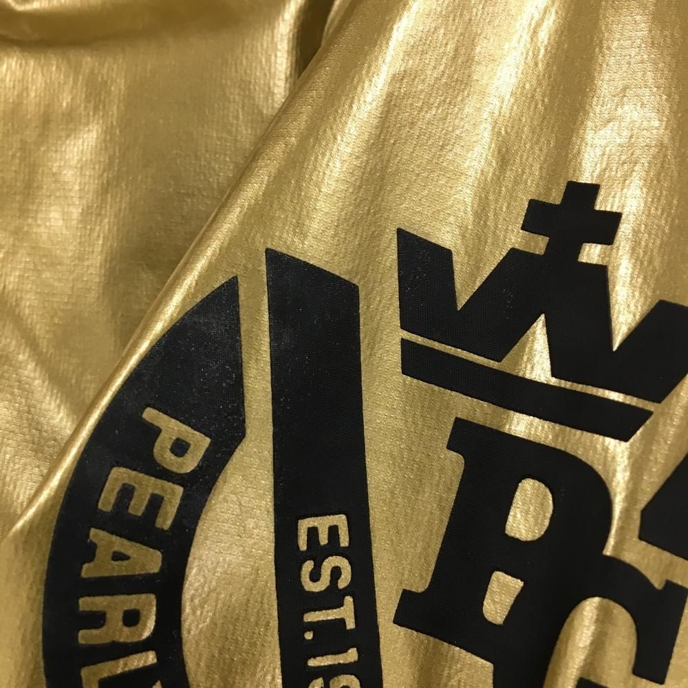 パーリーゲイツ ジャケット ゴールド×黒 蓄熱裏地 ジップロゴ