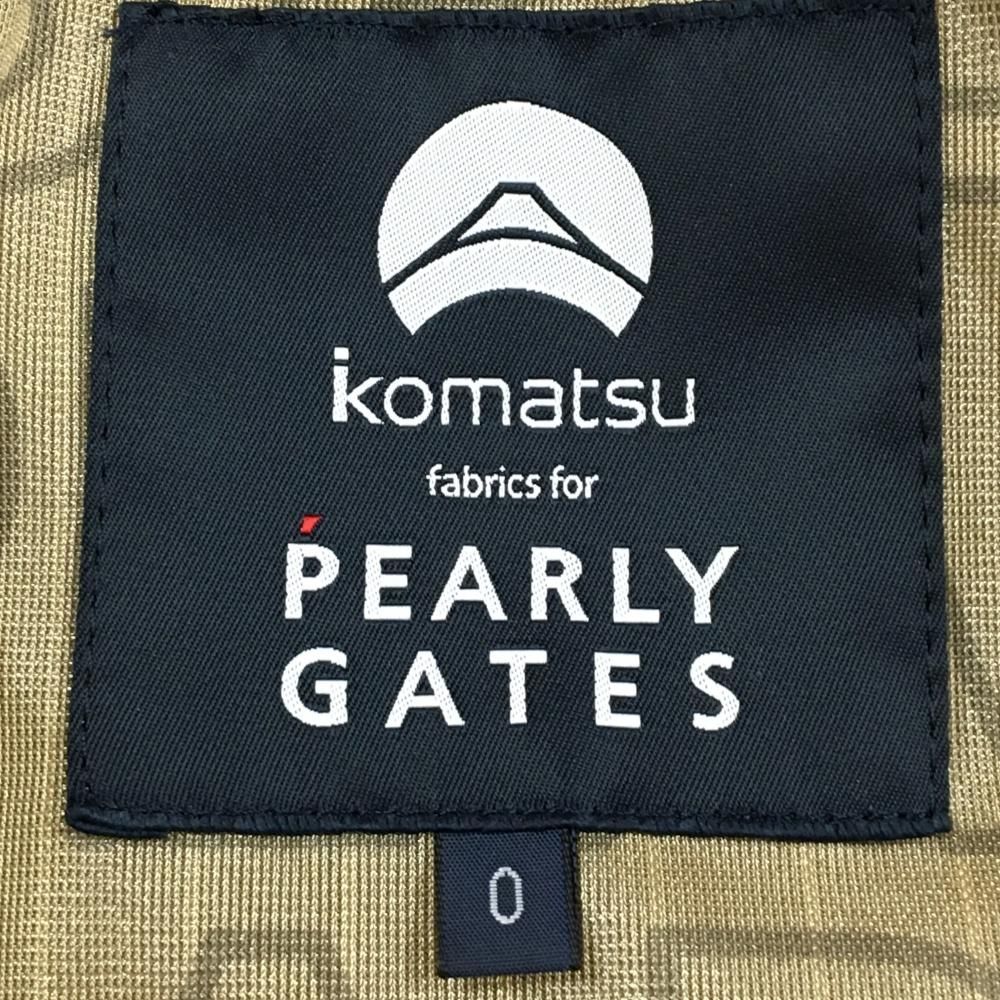 パーリーゲイツ ジャケット ゴールド×黒 蓄熱裏地 ジップロゴ