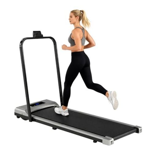 折りたたみ式電動ルームランナー静音ウォーキングマシン家庭用コンパクト設計簡単移動ランニングウォーキング対応ダイエット器具高齢者にも グレー扶手付き