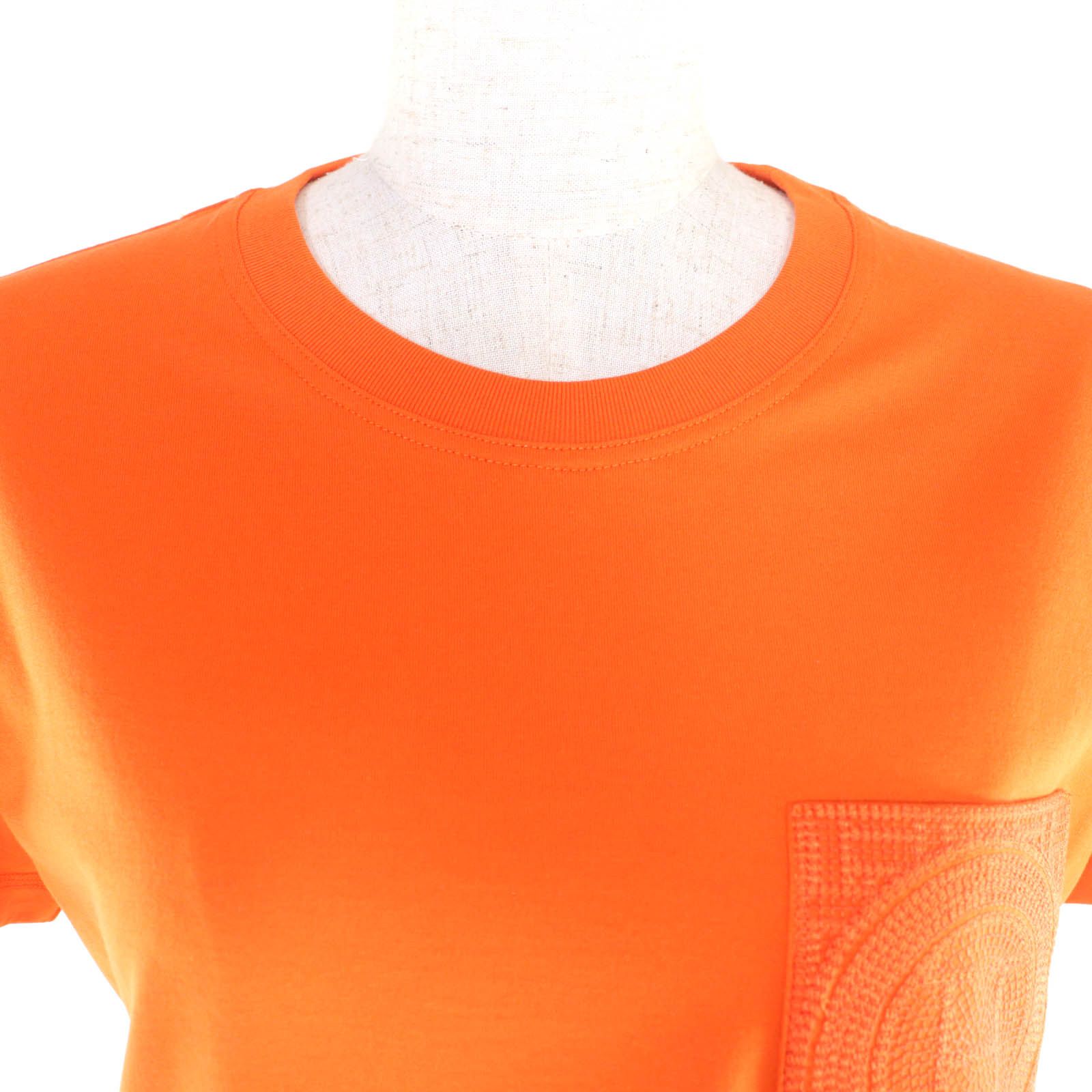 未使用品☆HERMES エルメス 2024年製 4H4515DA コットン100％ Hロゴ