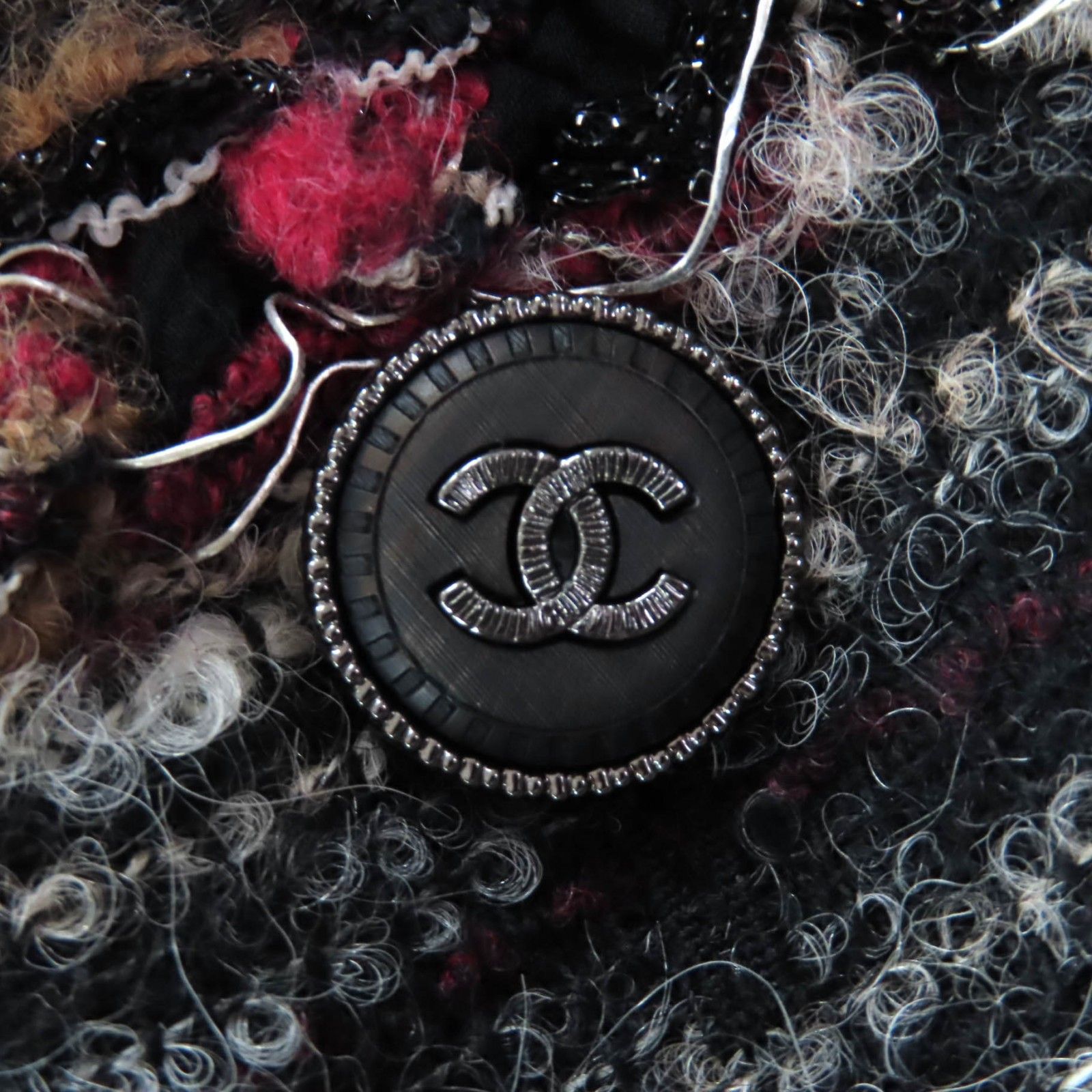 極美品◇CHANEL シャネル P41820 ウール アルパカ混 裏地シルク100  