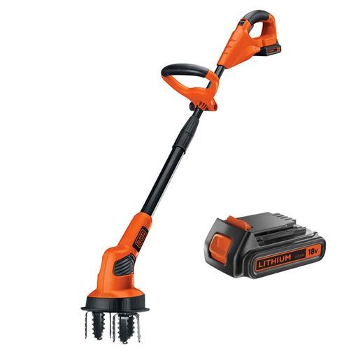 ブラックアンドデッカー BLACK DECKER コードレスミニ耕運除草機本体のみガーデンガーデニング農業園芸用機器雑草除去土ほぐし18 V 2.0 AhLGC 120 N