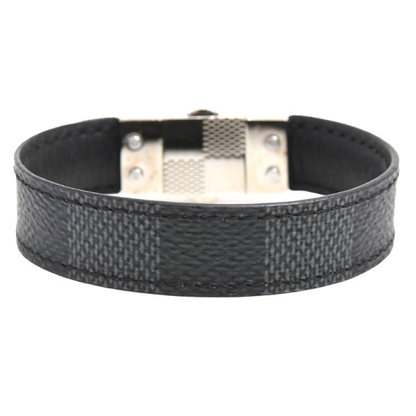 Louis Vuitton ブラスレ チェックイット レザー ブレスレット ルイヴィトン ブレスレット ユニセックス ブラスレ チェックイット