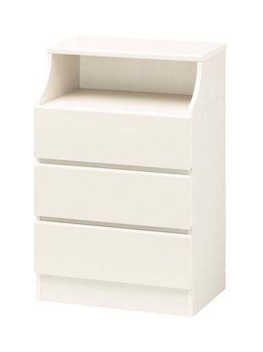 SHIRAIチェスカCSC-9060 HWH組み立て簡単カラーとサイズが選べるチェスト 幅60 x奥行41.9 x高さ90.9 cm ホワイト