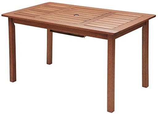 ガーデンマスター Gardenmaster BBQテーブル幅135 x奥行75 x高さ73 cmパラソルホール付きコンロ台付き天然木マランティ材お庭ベランダテラスバルコニーガーデンマスターMFT-225 BBQ