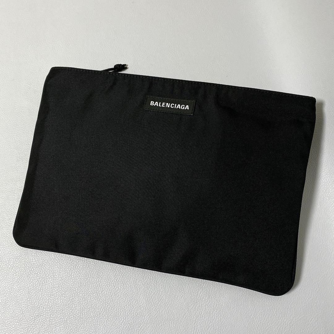BALENCIAGA | EXPLORER ロゴ クラッチバッグ ブラック