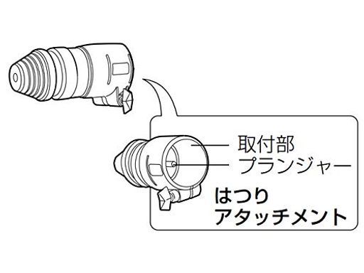 パナソニック Panasonic はつりアタッチメントSDSプラス型シャンクφ67 mmL 125 mm