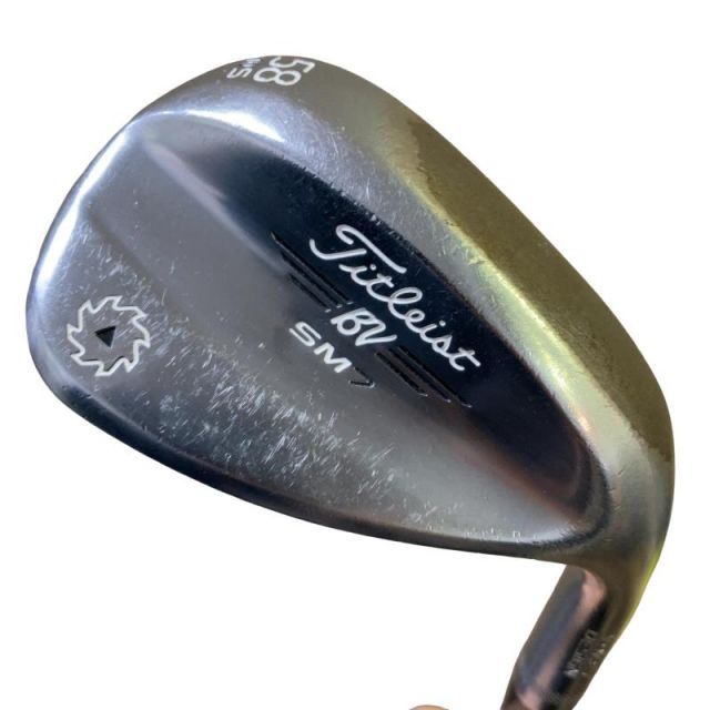 タイトリスト VOKEY SPIN MILLED SM 7 ツアークロム 58°|10° S ウェッジ WG 特注シャフト フレックスS メンズ 男性用 右利き 右用 Dランク ゴルフクラブ