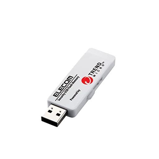 エレコムセキュリティ付USBメモリ|トレンドマイクロ2 GB 3年L|USB 3.0