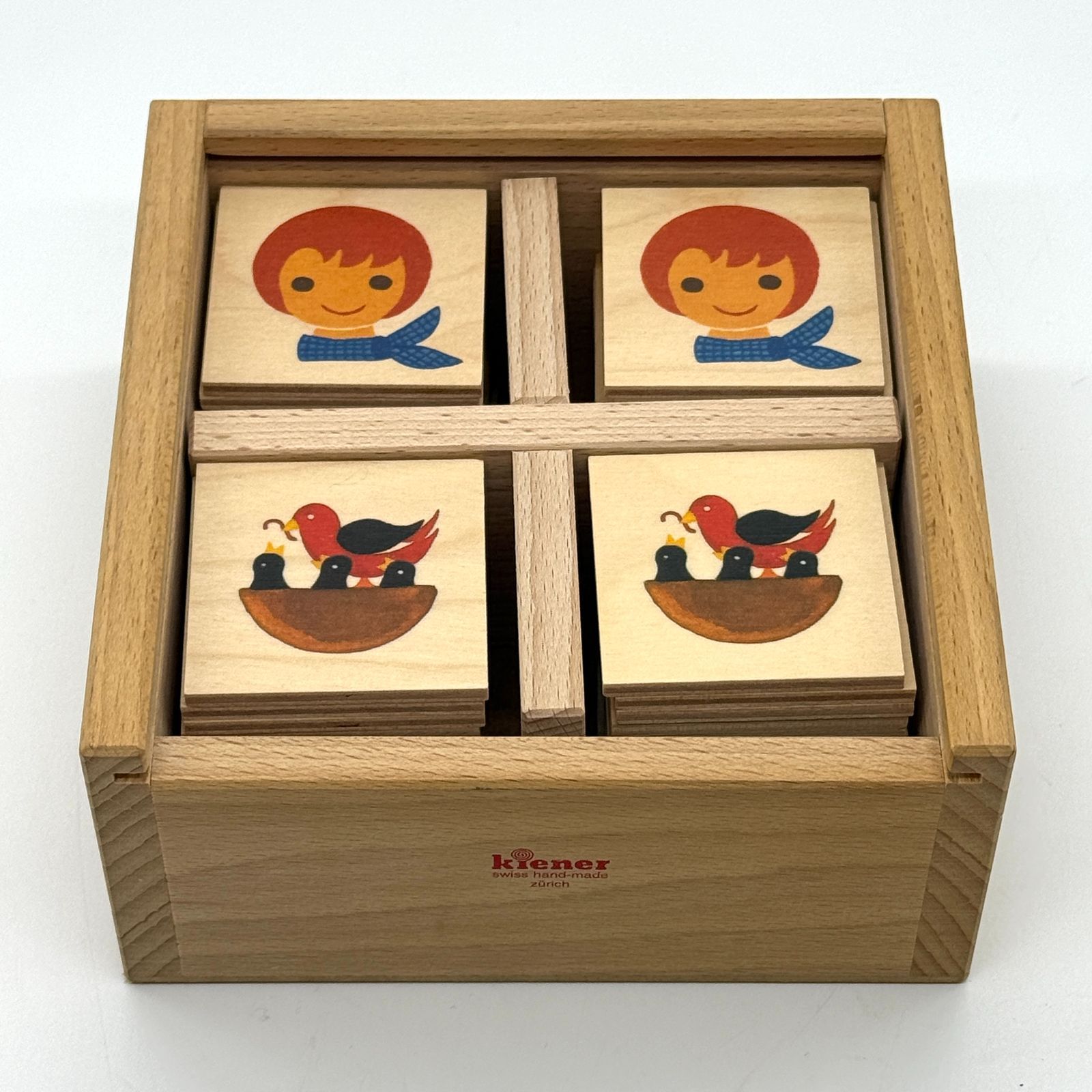 美品】スイス Kiener (キーナー)社製 キーナーメモリー 神経衰弱 知育 