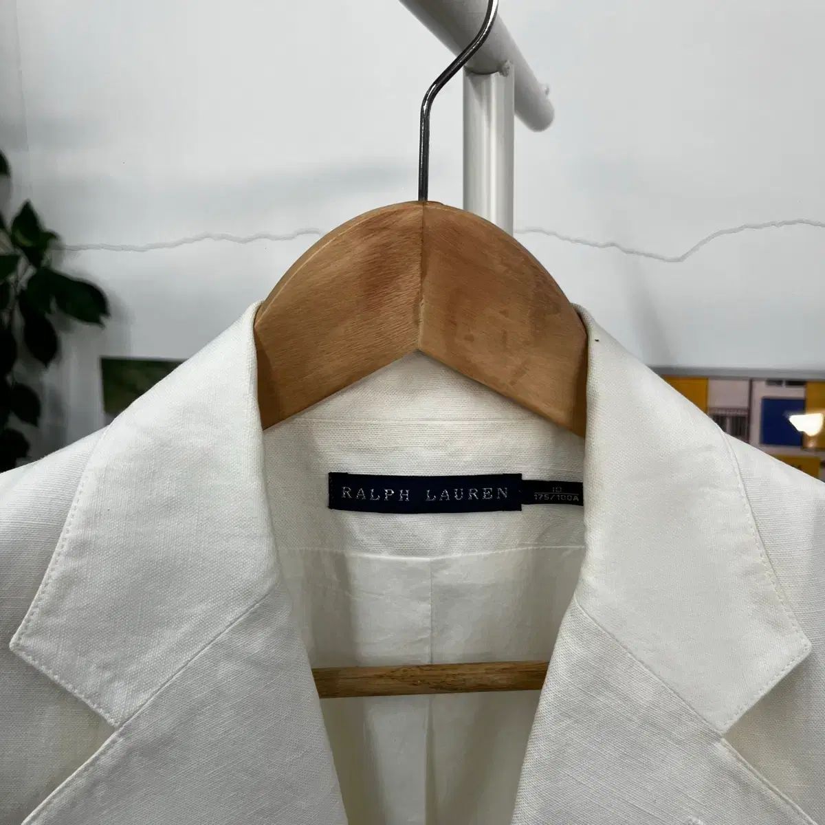 ポロラルフローレン ウィメンズ コットン/リネン ワッペン ブレーザー