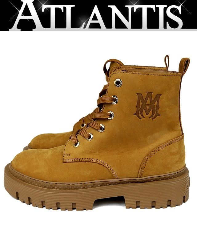 AMIRI アミリ MAロゴ ブーツ スエード メンズ size 43 ブラウン 101805