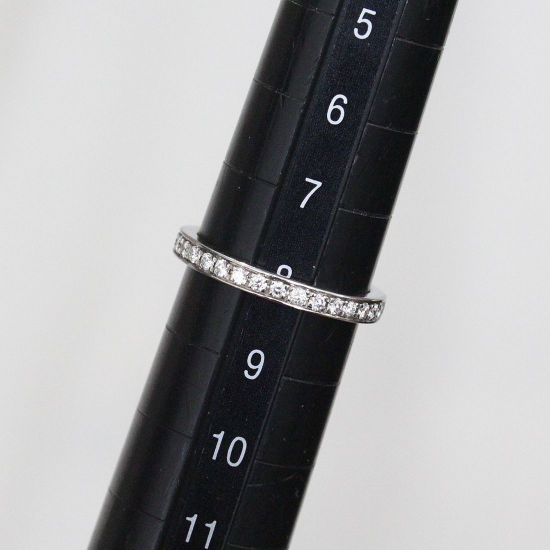  ブルガリ テディカータ フルダイヤ リング 7.5号 PT 950 E 1942 リング 指輪 アクセサリー