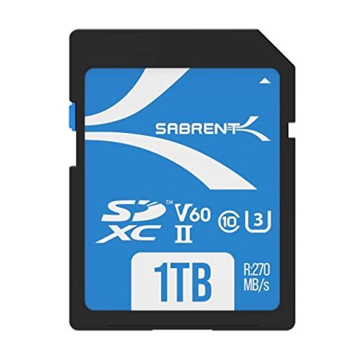 カード1 TB SDカードV 60 メモリーカード UHS-IIメモリーカード 270 MB|秒の高速転送 キヤノン 富士フイルム パナソニック ニコン その他のあらゆるUHS-IIカメラと互換性あり SD-…