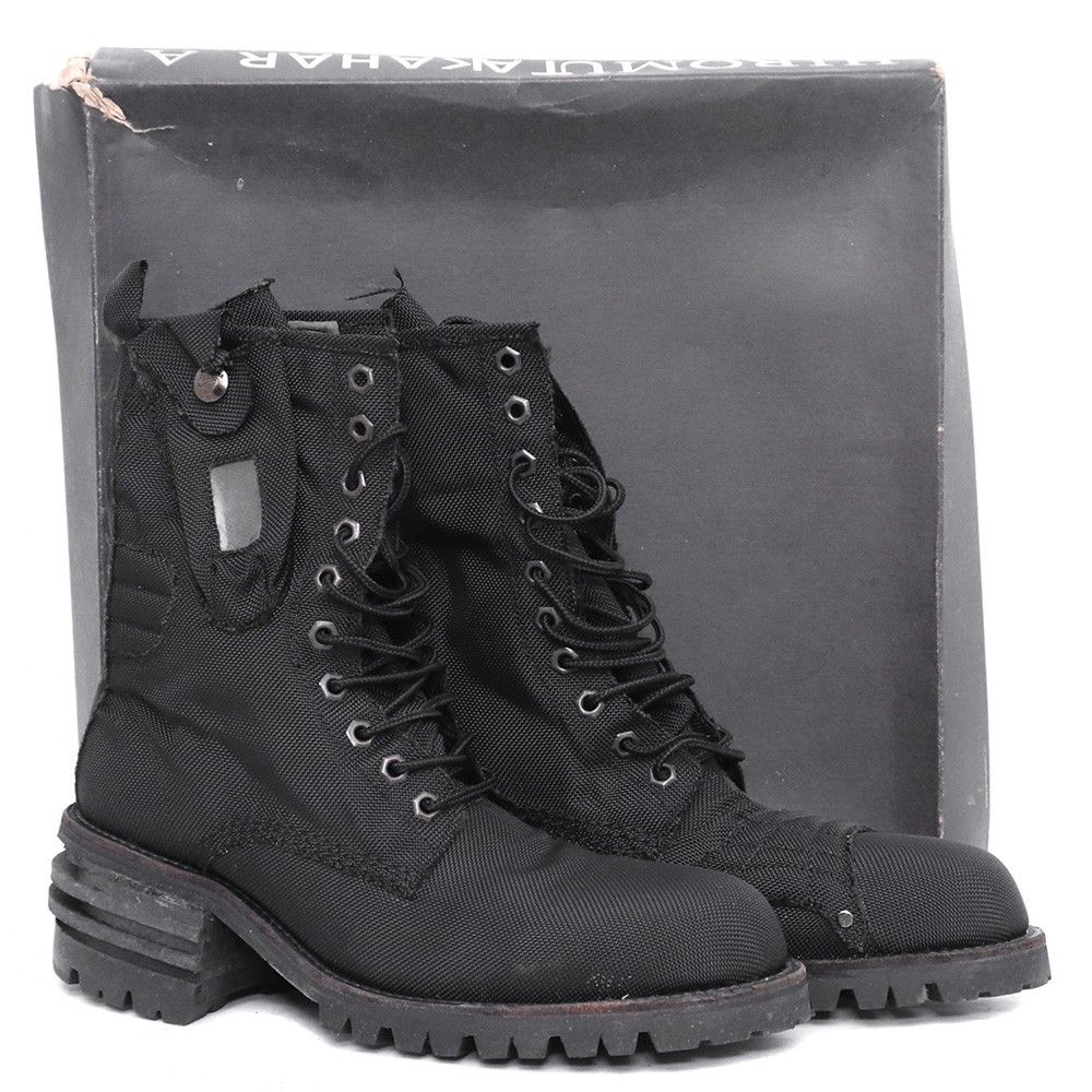 サイズ41.5 BACK BONE HIROMU コーデュラマッドマックスブーツ ブラック BB-G-004