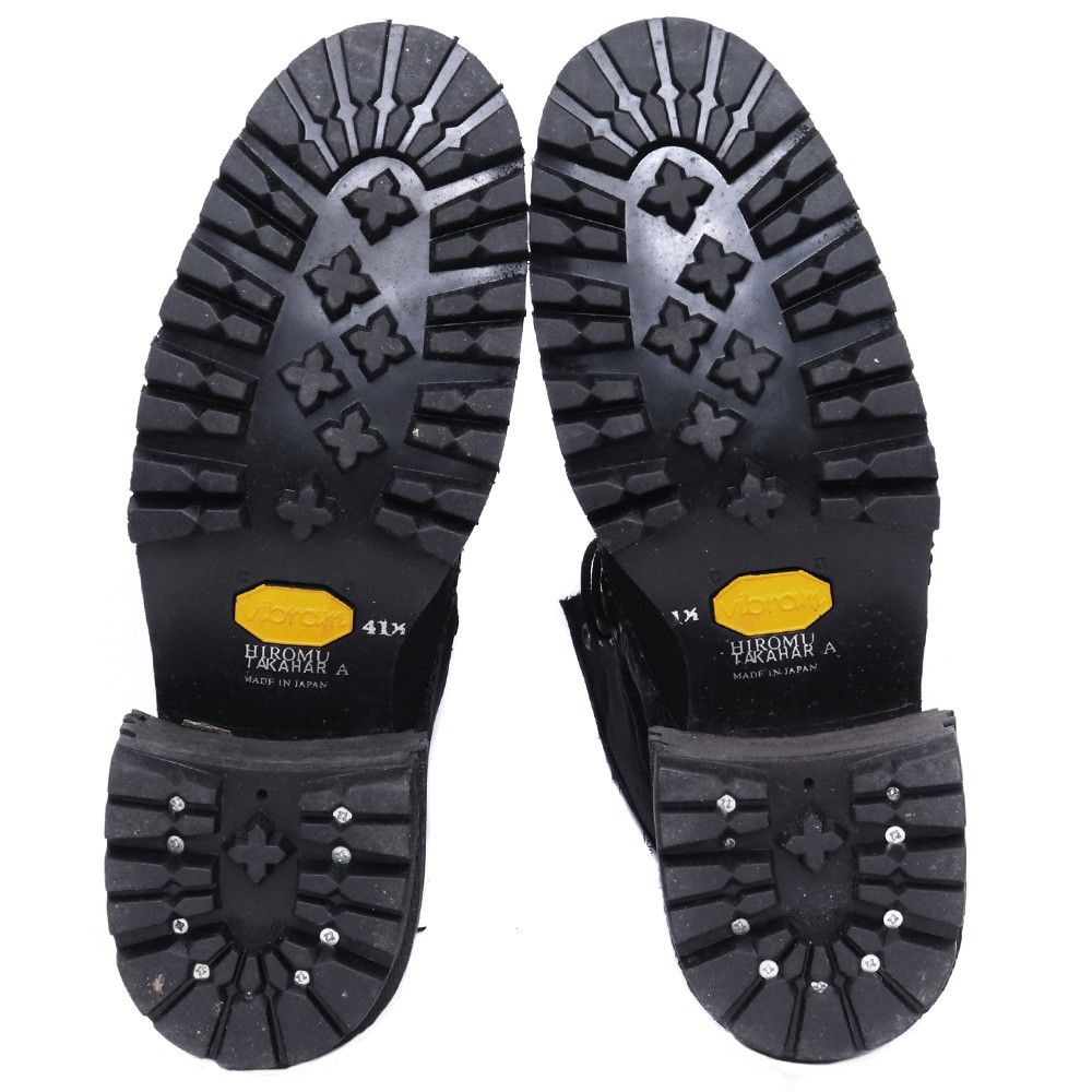  サイズ41.5 BACK BONE HIROMU コーデュラマッドマックスブーツ ブラック BB-G-004 ワークブーツ ブーツ 革靴