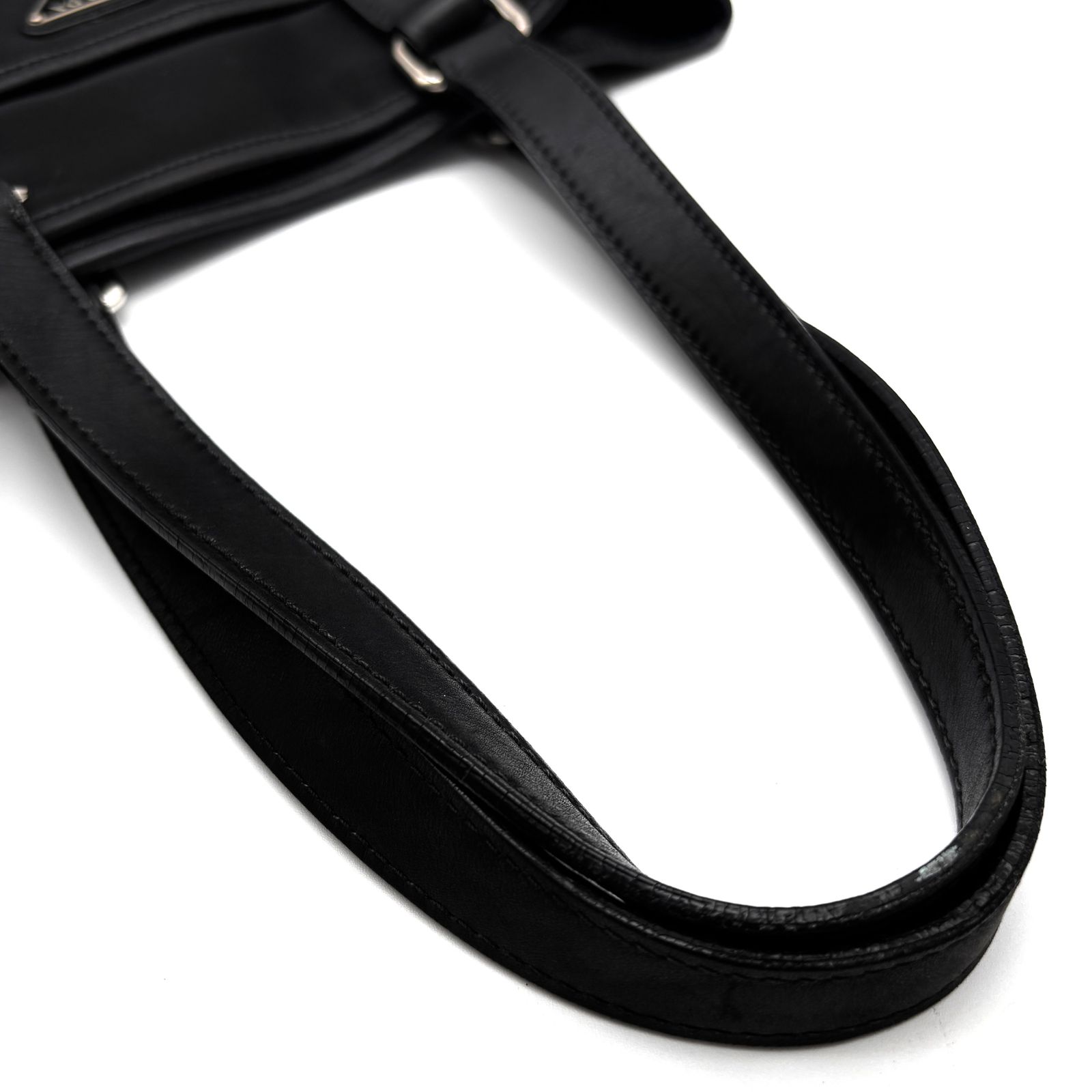 【正規品】PRADA プラダ ビジネスバッグ 2WAY 三角ロゴ A4可 黒 正規品】PRADA プラダ ビジネスバッグ 2WAY 三角ロゴ A4可 黒 PRADA 極