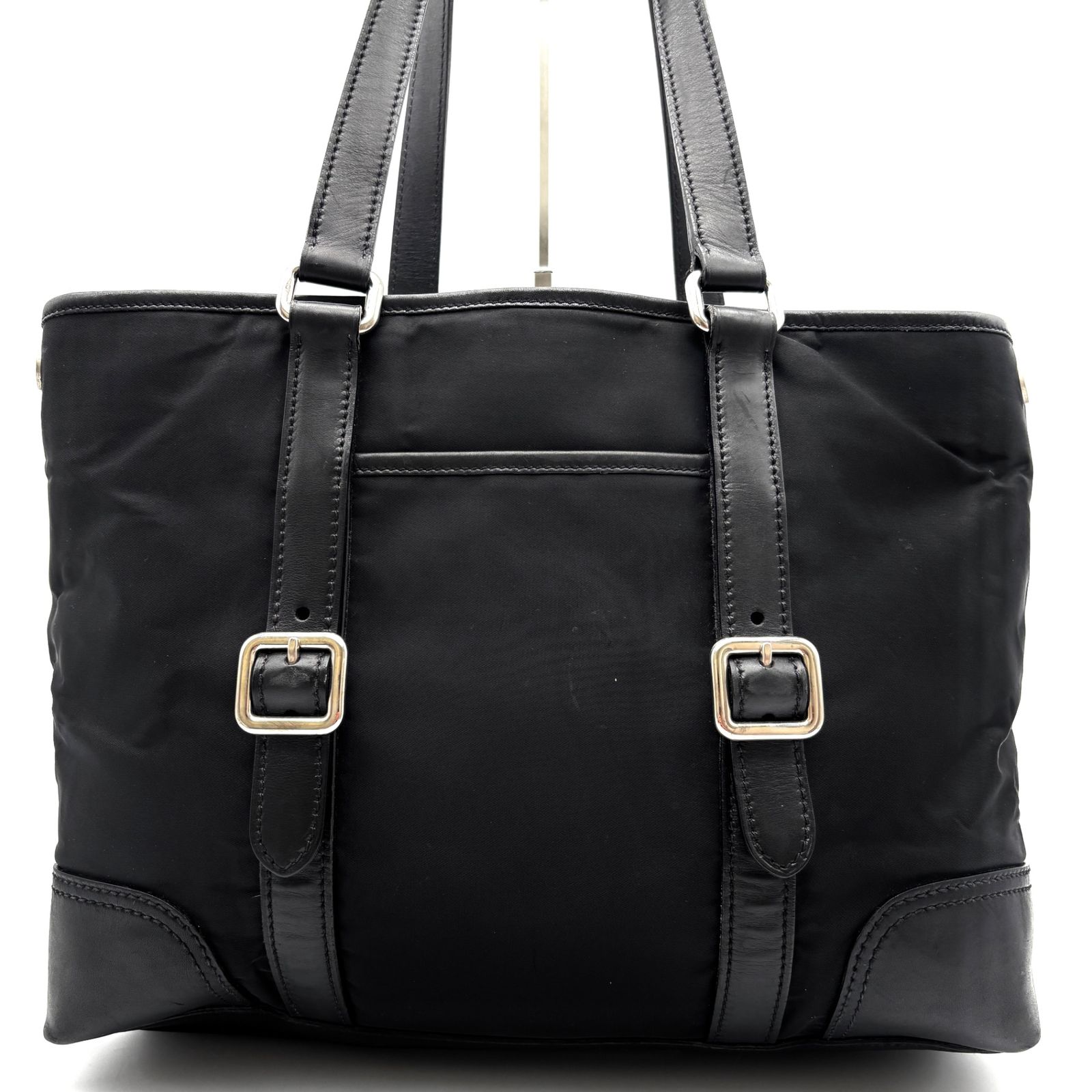 極美品 プラダ トートバッグ 2way ビジネス ナイロン 三角ロゴ A4 極美品 プラダ トートバッグ 2way ビジネス ナイロン 三角ロゴ A4