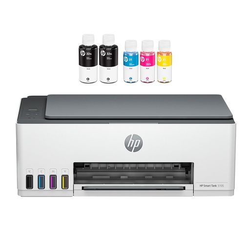 HPプリンターHPSmartTank 5105大容量インクタンク式2025年モデルA 4カラーインクジェット複合機印刷グレースマートタンク
