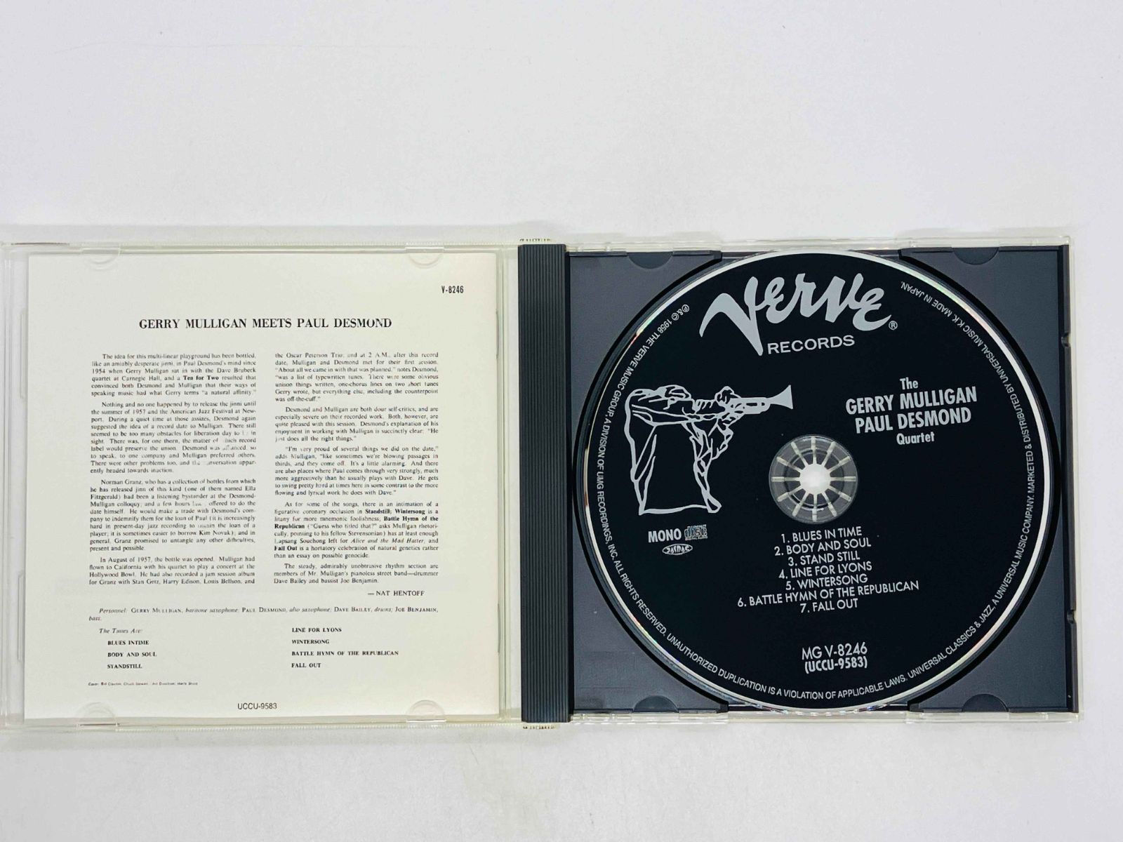 CD ジェリー・マリガン,ポール・デスモンド / Gerry Mulligan, Paul