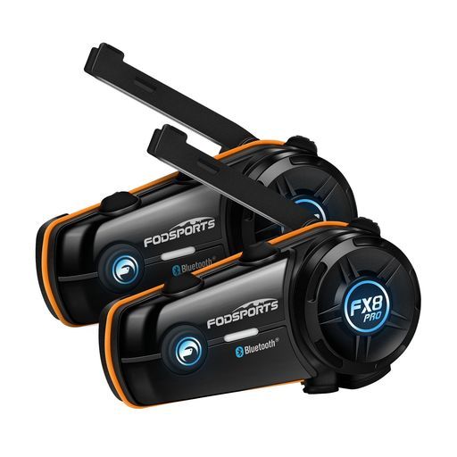 バイクインカムFX 8 PRO音楽聴きながら通話10人同時通話デュアルチップ音質向上スピーカー通信自動復帰ワンタッチ全部接続三重ノイズキャンセル2000 m通信距離他インカムと接続 …