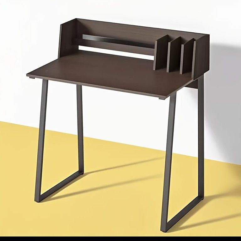 ブックシェルフ付 多機能オフィスデスク 幅広設計 学習机 勉強机 作業机 パソコンデスク カーキ|ウォールナット色 オフィス|学校|在宅ワークに最適 収納力抜群 ブラック